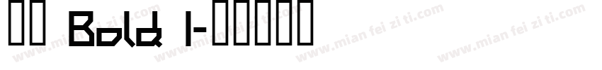 宋体 Bold I字体转换